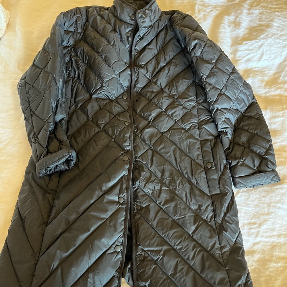 J Jill 3/4 length down coat great used condition